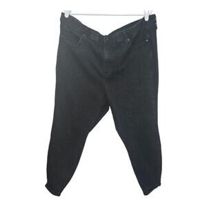 Torrid 24 Short Sky High Skinny Black Jeans High Rise Feel the Fit